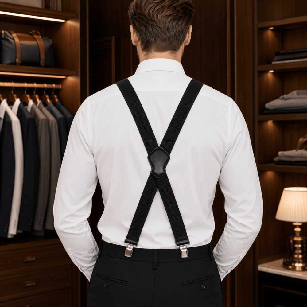 Suspender Clip Formal - Nieuwe elastische, stevige bretels van ademende