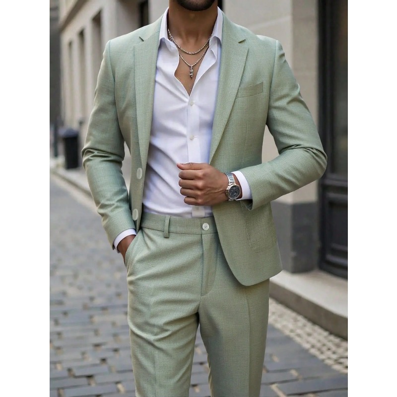 Men'S Formal Dinner Wear - Zakelijke herenpak & broekset in effen
