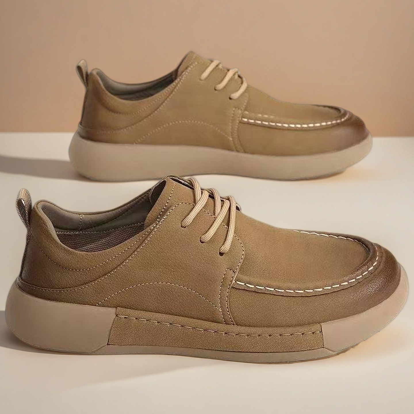 Formal Upper Wear Men - Brede herenschoenen van leer, casual en