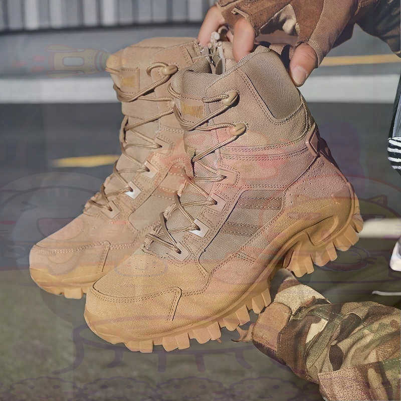 Men'S Holiday Formal Wear - Tan Long Barrel Deadlift Casual Sneakers