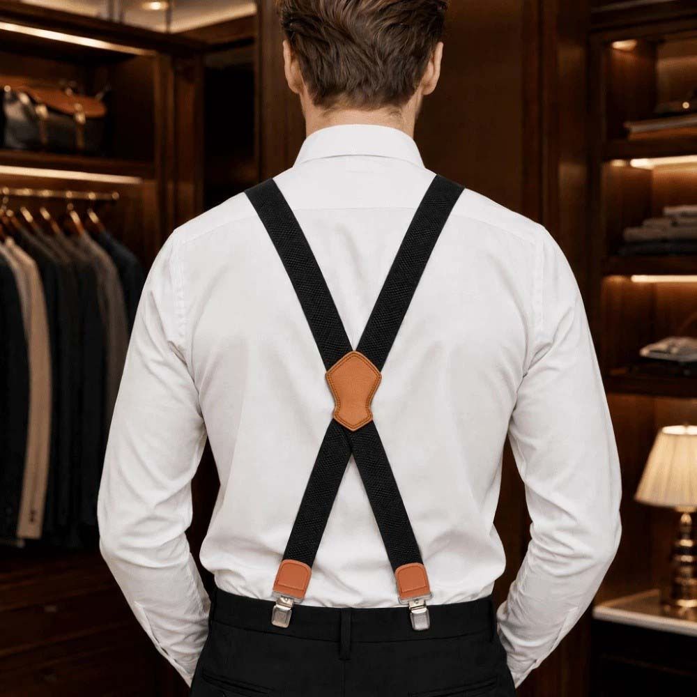 Suspender Clip Formal - Nieuwe elastische, stevige bretels, verstelbaar met