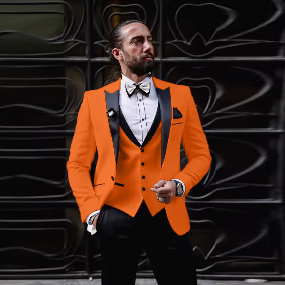 Men'S Formal Dinner Wear - Heren Slim Fit 3-delig smokingpak met