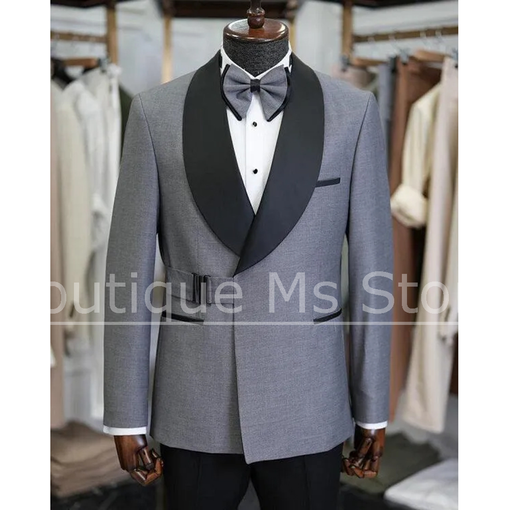 Men'S Formal Dinner Wear - Chique herenpak met shawl revers, slim