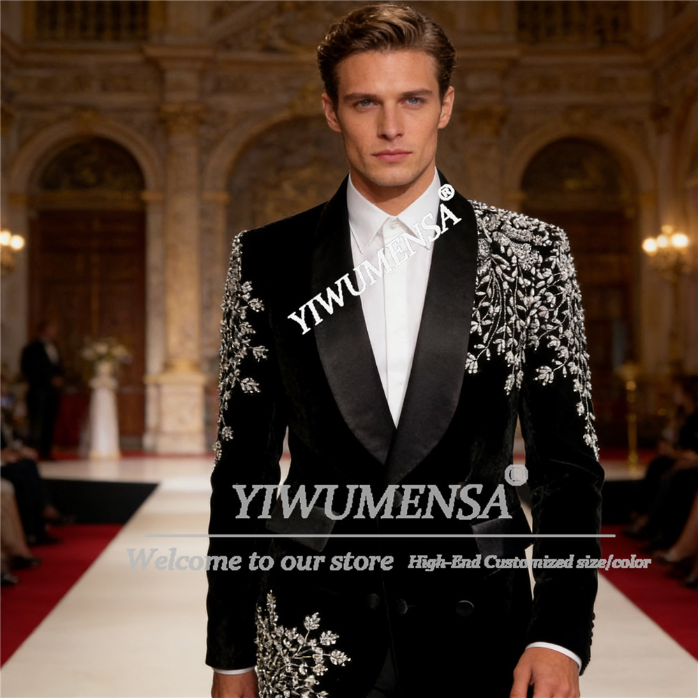 Men'S Formal Wear Jewelry - Exquise bruidegom formele kleding smokingen juwelen