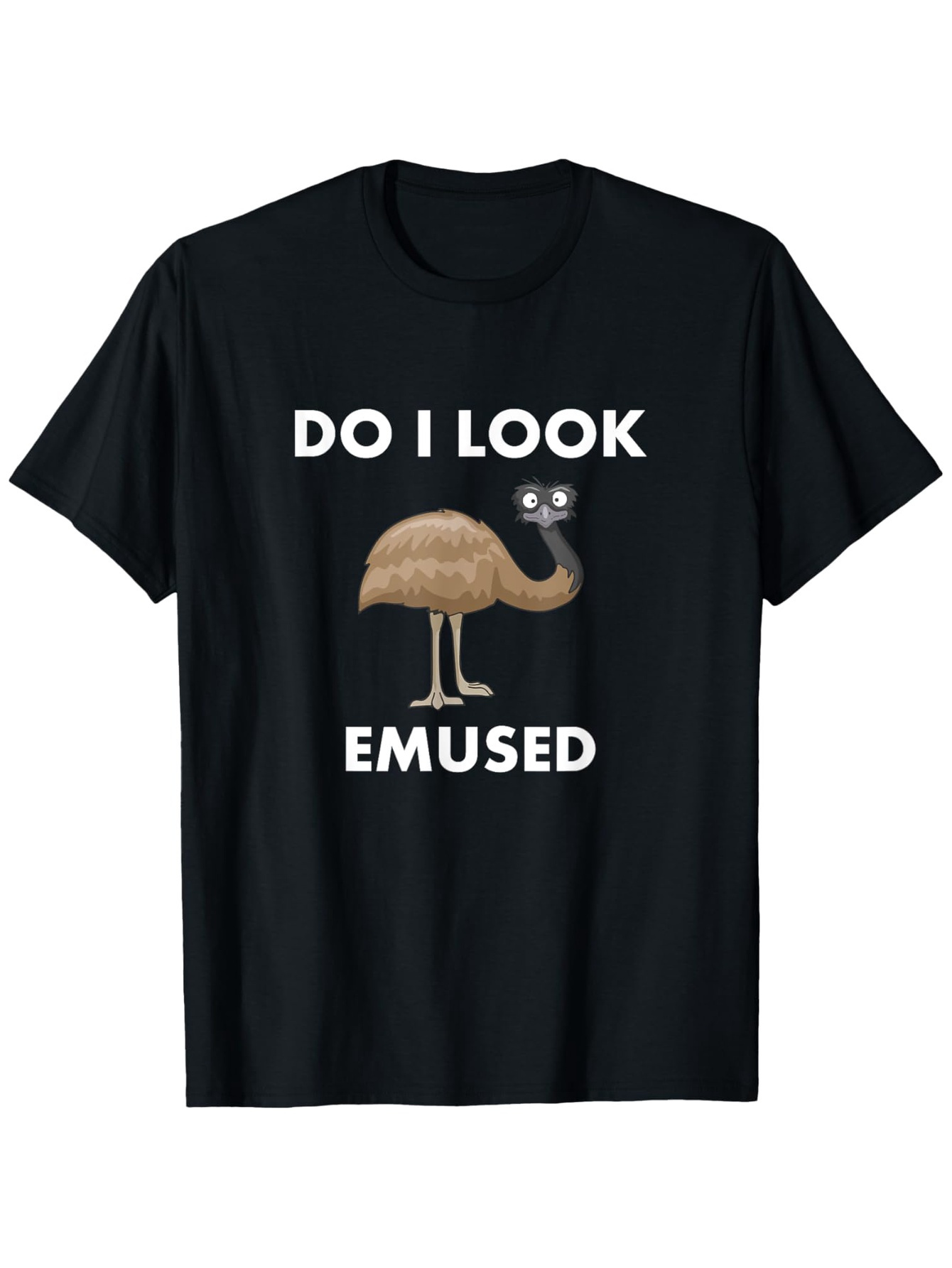 Mens Formal Look - 2026 Grappig struisvogelwoordspeling T-shirt - 
