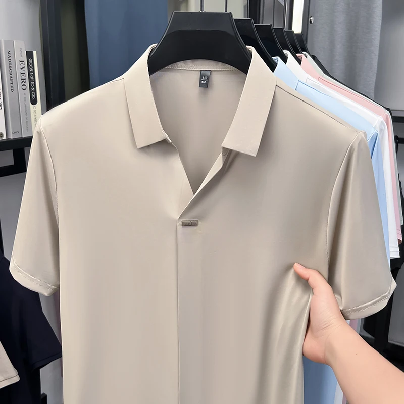 Men'S Polo Formal Wear - Formeel overhemd met korte mouwen voor