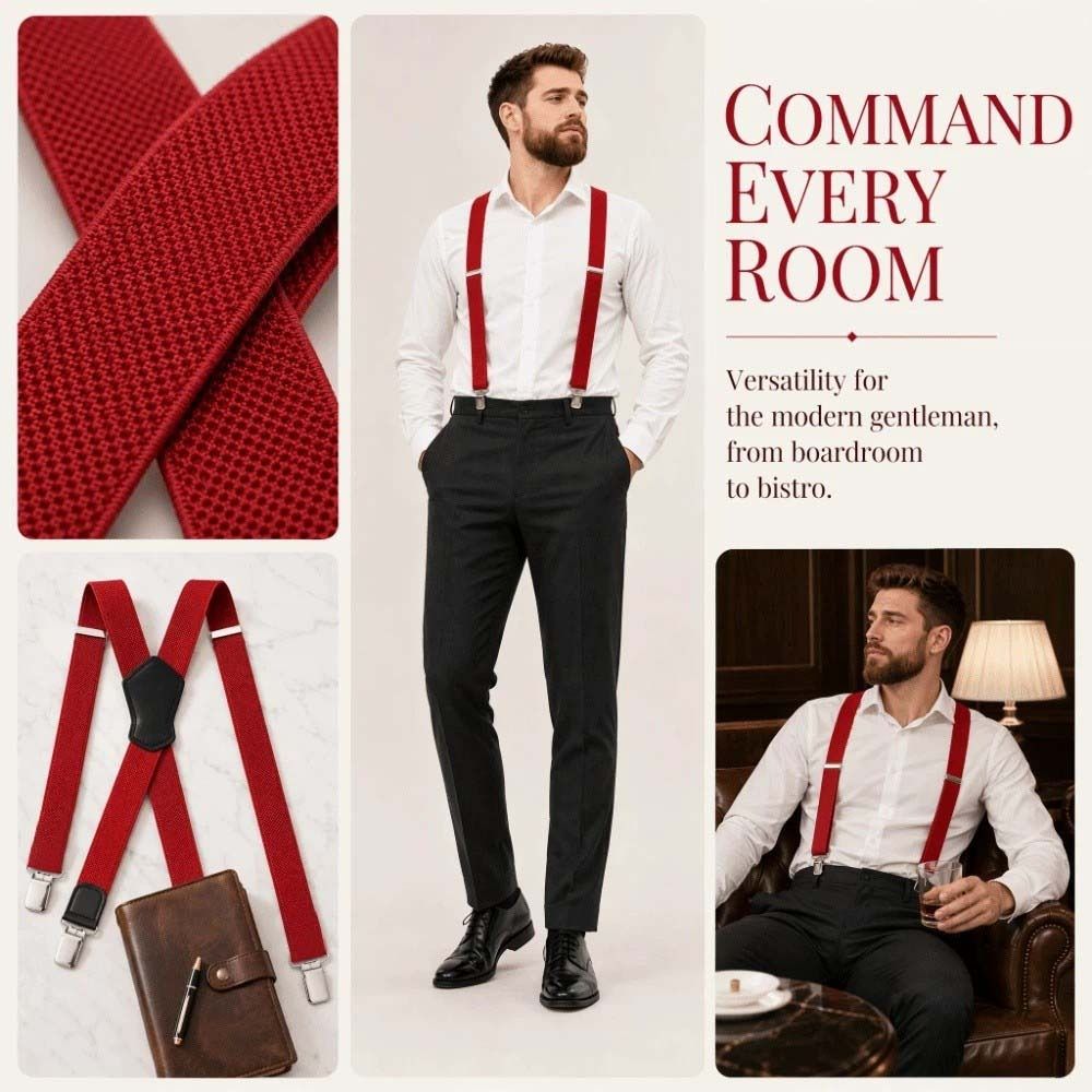 Nieuwe elastische, stevige bre - Suspender Clip Formal recensie en prijs