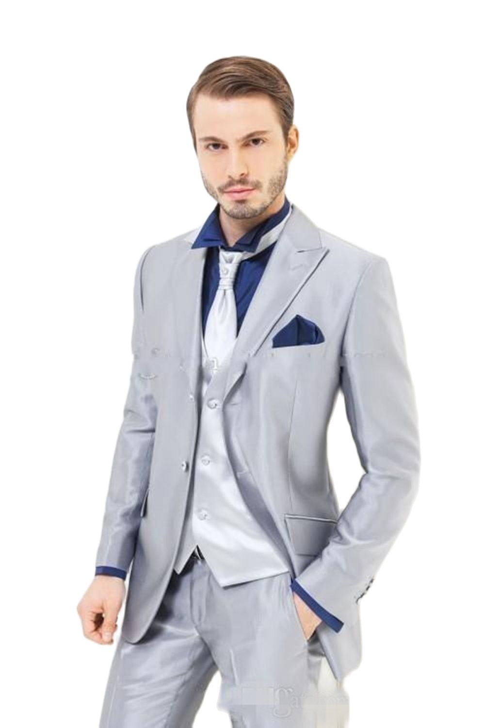 Op maat gemaakte zilveren glan - Men'S Formal Dinner Wear recensie en prijs