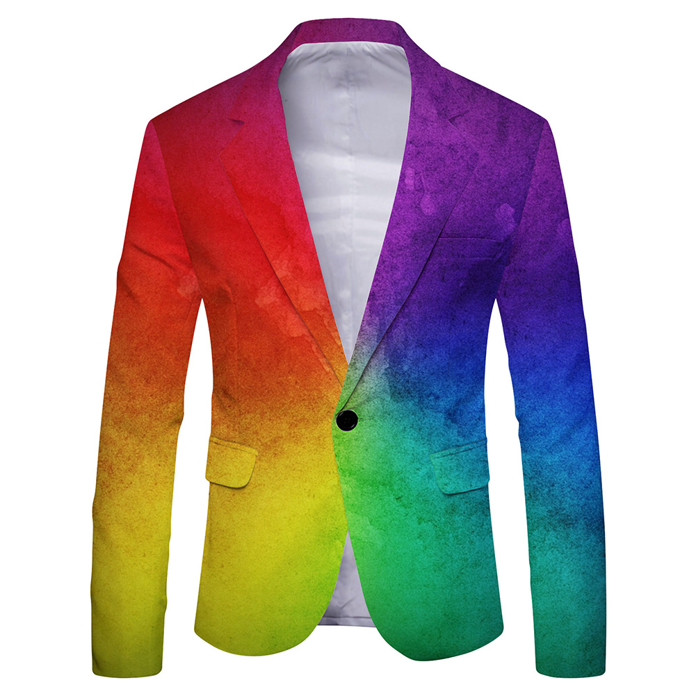 Modieuze herenblazer met print - Mens Formal Look recensie en prijs