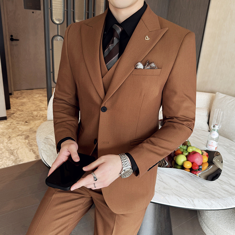 Witte Herenpakken 3 Stuks Slim - Men'S Formal Dinner Wear recensie en prijs