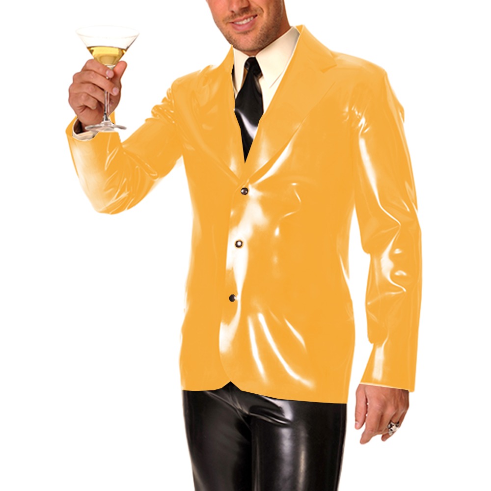 Heren vinyl PVC lederen revers - Mens Formal Look recensie en prijs