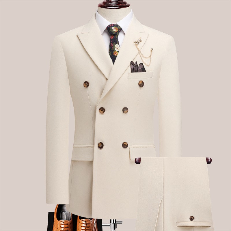 Herenpakset Luxe Diep Wit Dubb - Men'S Formal Dinner Wear recensie en prijs