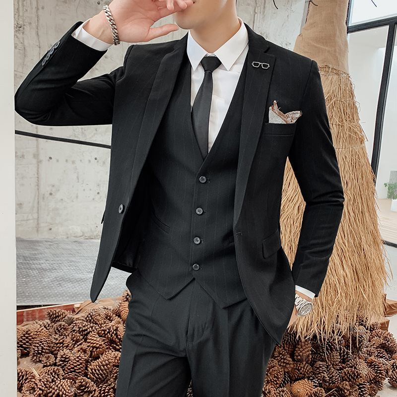 Heren Koreaanse stijl driedeli - Men'S Urban Formal Wear recensie en prijs