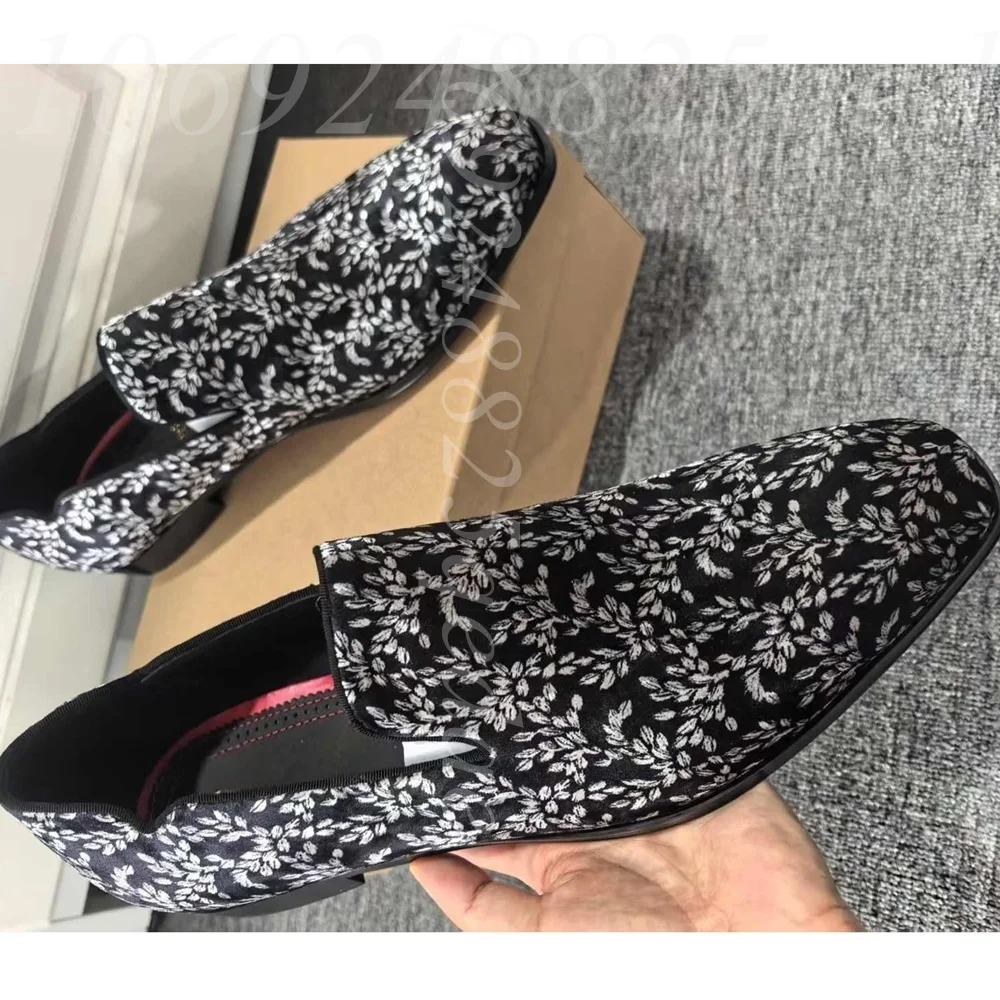 Zwarte herenloafers met bloeme - Formal Upper Wear Men recensie en prijs