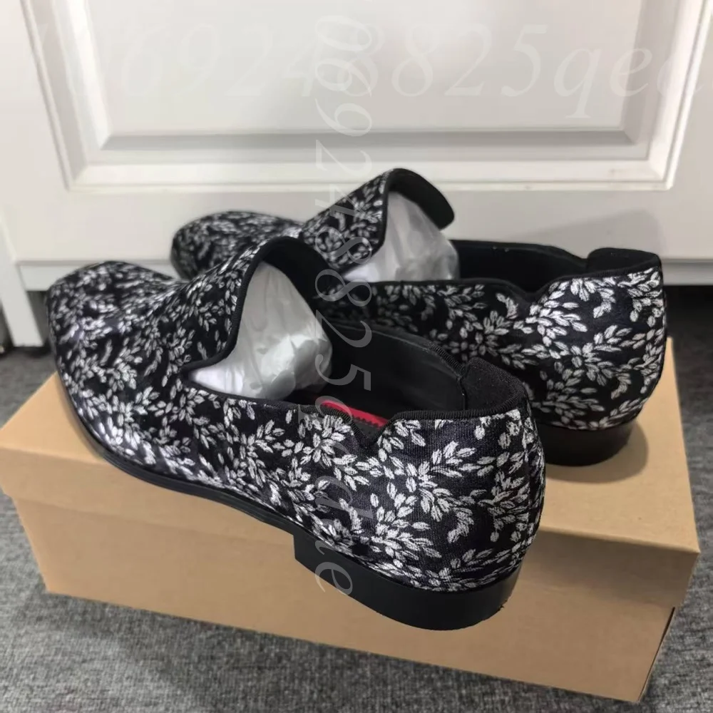 Zwarte herenloafers met bloeme - Formal Upper Wear Men recensie en prijs