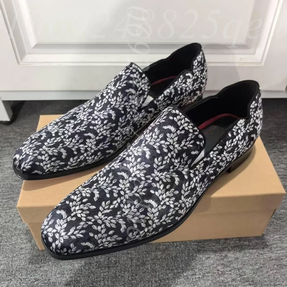 Zwarte herenloafers met bloeme - Formal Upper Wear Men recensie en prijs