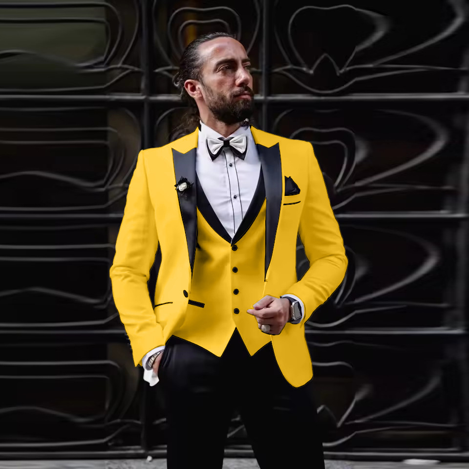Heren Slim Fit 3-delig smoking - Men'S Formal Dinner Wear recensie en prijs