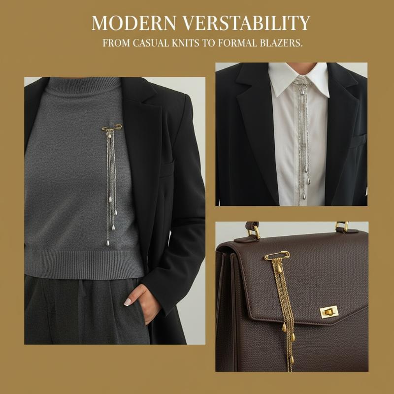 Elegante waterdruppel-broche m - Mens Formal Look recensie en prijs
