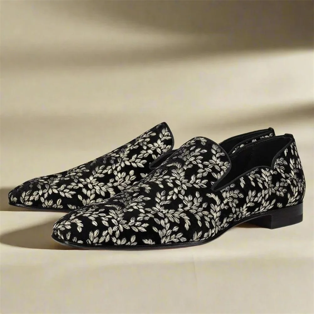 Heren zwarte bloemenprint inst - Formal Upper Wear Men recensie en prijs