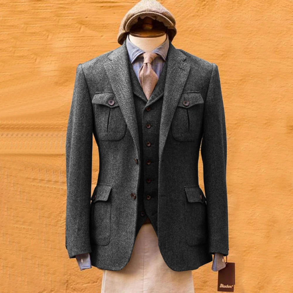 Herenpak Visgraatpatroon Forme - Mens Formal Look recensie en prijs