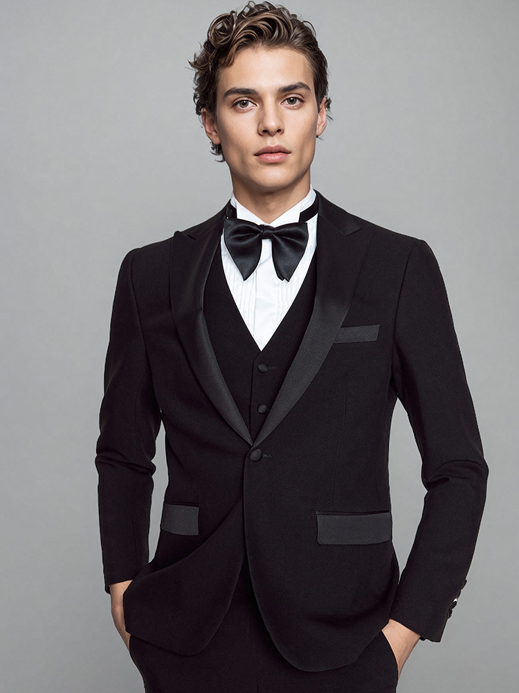 Herenpakken Set Luxe Zwarte Fo - Men'S Formal Dinner Wear recensie en prijs
