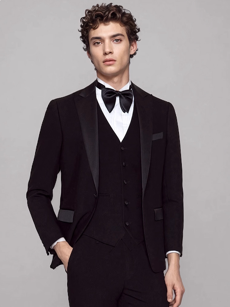 Herenpakken Set Luxe Zwarte Fo - Men'S Formal Dinner Wear recensie en prijs