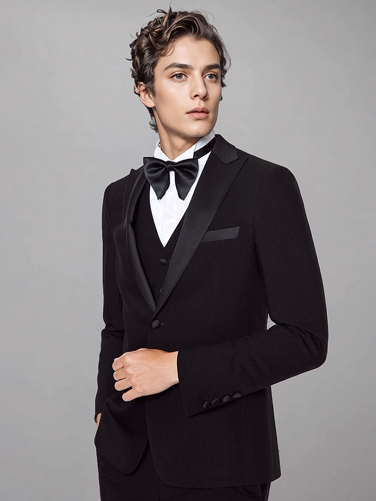 Herenpakken Set Luxe Zwarte Fo - Men'S Formal Dinner Wear recensie en prijs
