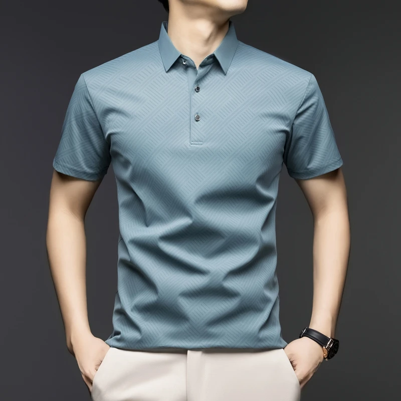 Heren elegante patroon poloshi - Men'S Polo Formal Wear recensie en prijs