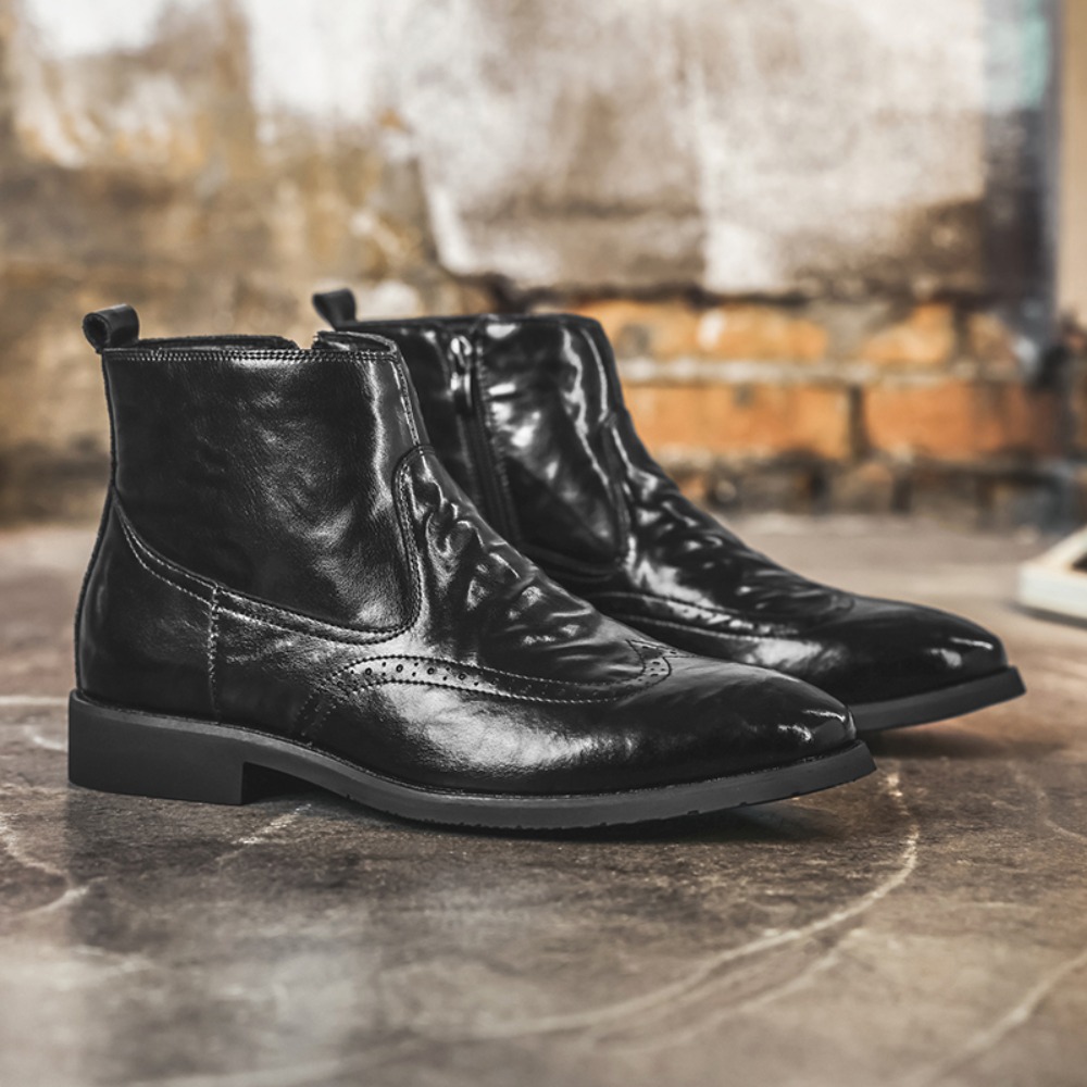 Heren Brogue Chelsea Boots met - Formal Upper Wear Men recensie en prijs