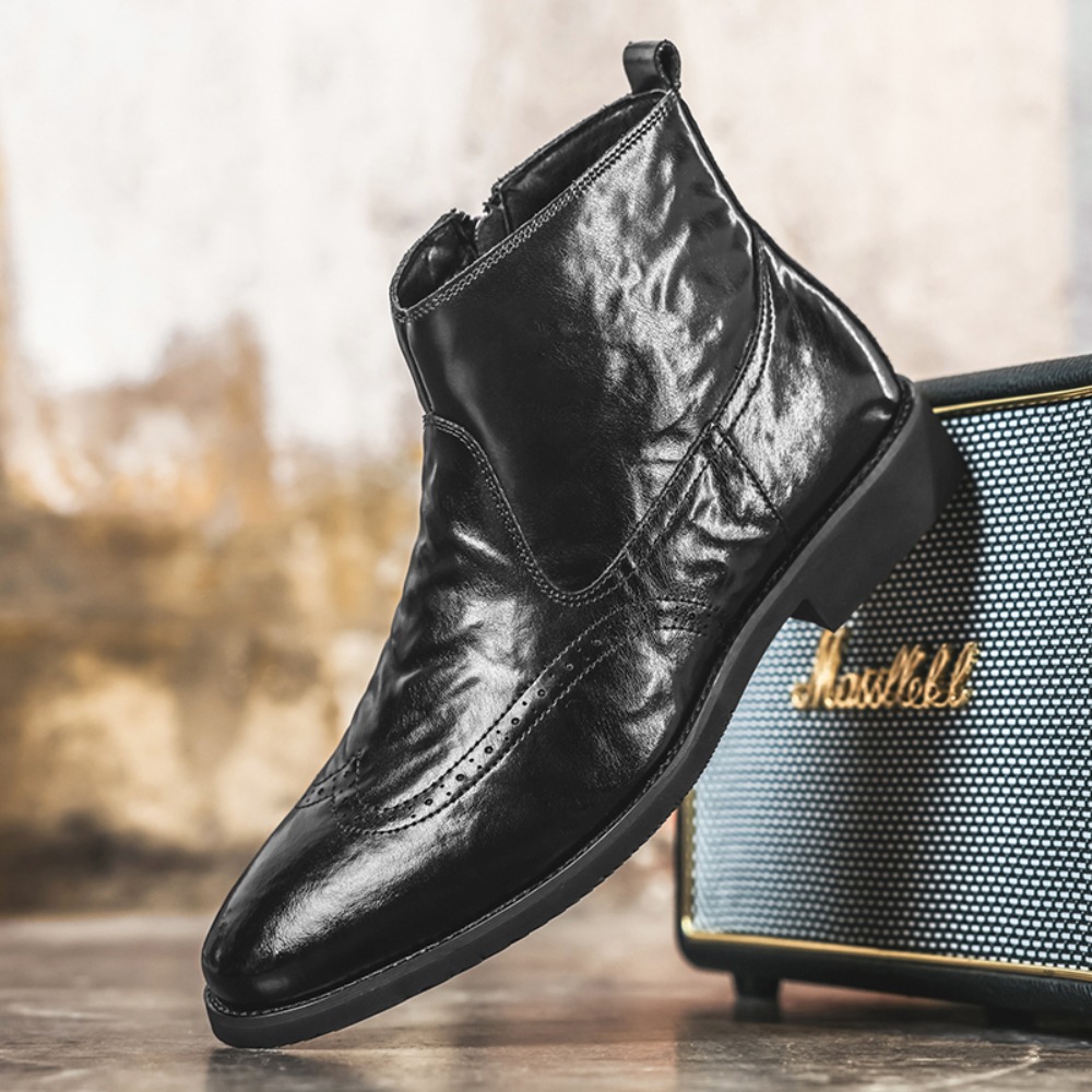 Heren Brogue Chelsea Boots met - Formal Upper Wear Men recensie en prijs